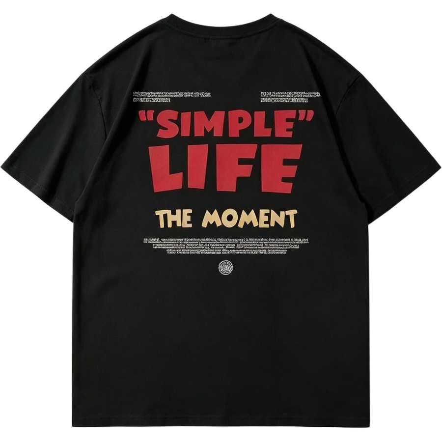 Lnga Landgre T Shirts Men's Crew Neck Moderate Straight Fit