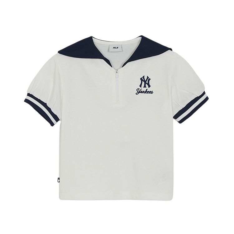MLB KIDS Polo Shirts Navy Collar Moderate