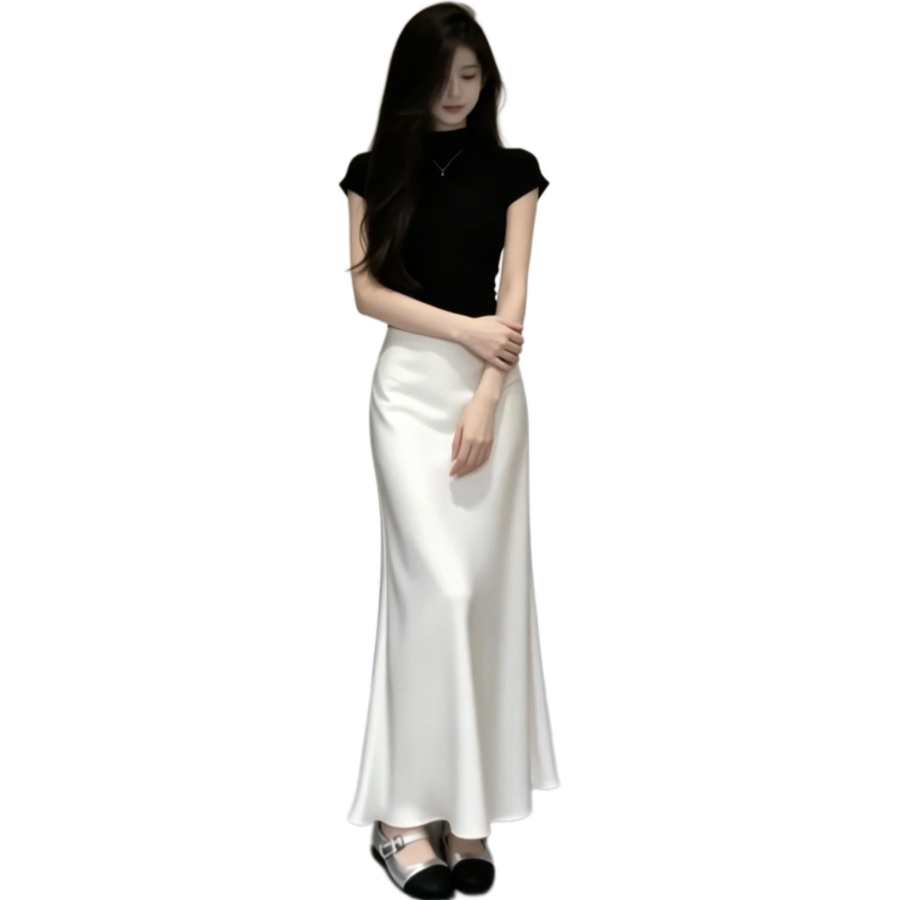 JBBCN Two Piece Skirt Sets Women's Crew Neck Moderate Long