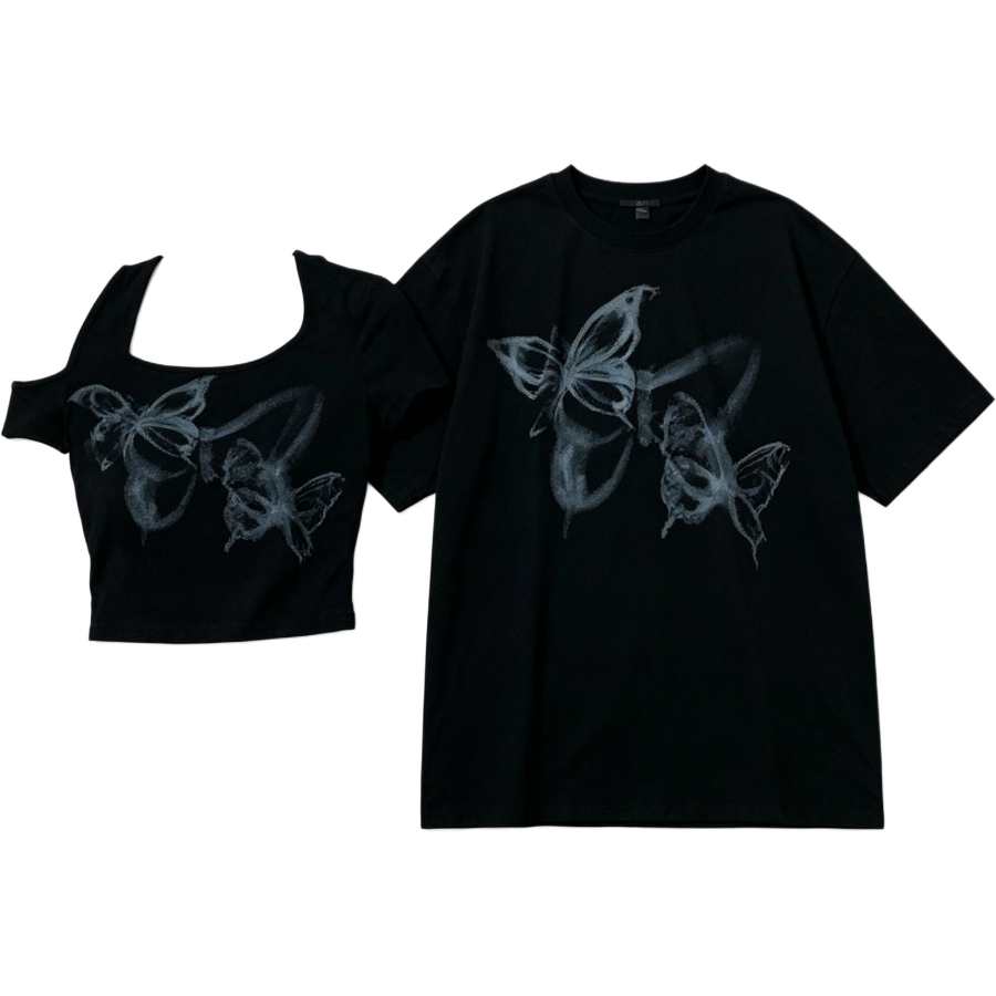 Lnga Landgre Couple Sets Unisex Crew Neck Thin