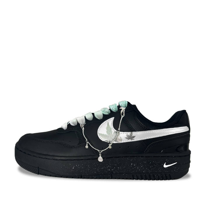 Nike Nike Gamma Force Bamboo Shadow Chain Synthetic Leather Low top Skateboard Shoes Women's Black