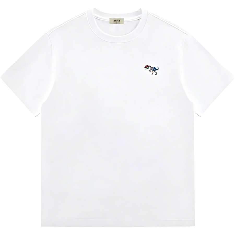 Lnga Landgre T Shirts Men's Crew Neck Heavyweight