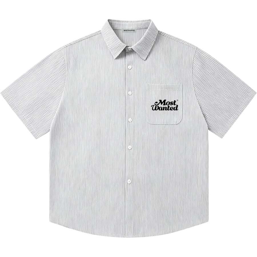 MostwantedLab Shirts Unisex Lapel Moderate Shirt
