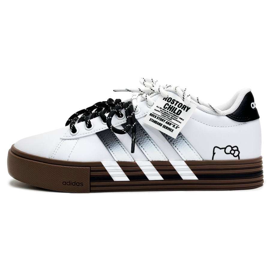 Adidas Adidas Daily 4.0 Artist Kitten Synthetic Leather Slip Resistant Abrasion Resistant Low top Skateboard Shoes Unisex