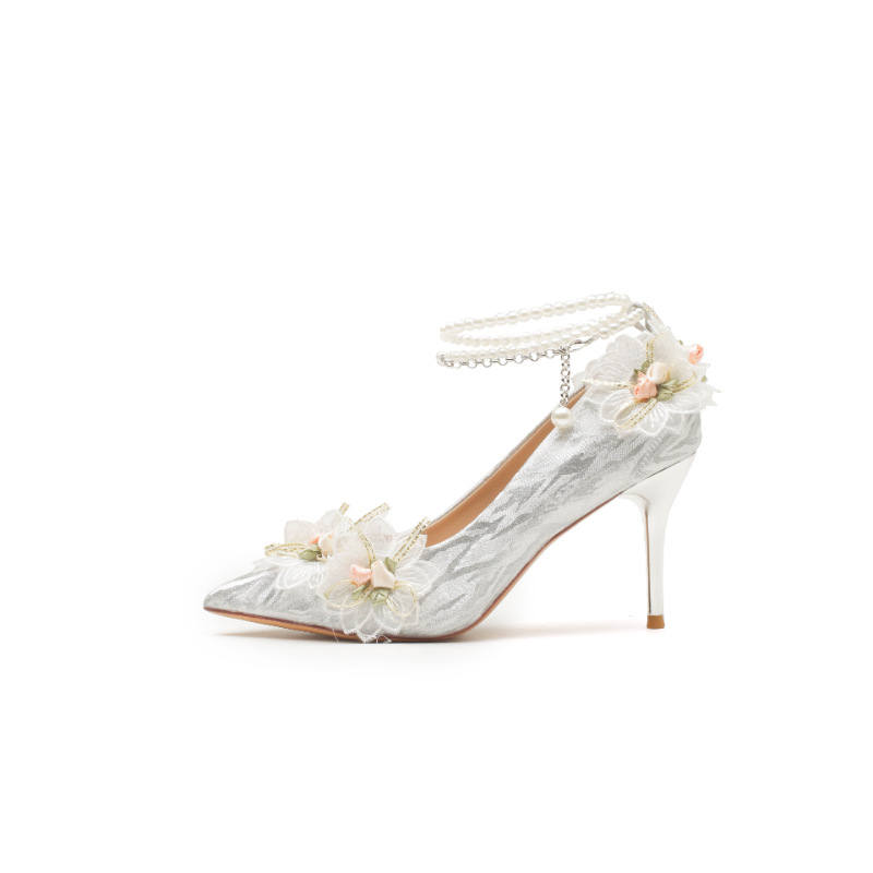 Barbie High Heels Women's Silver Champagne