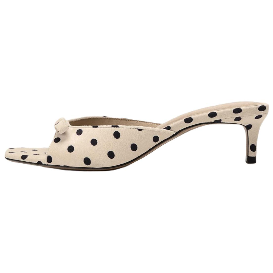 ZARA Slide Slippers Women's Ecru