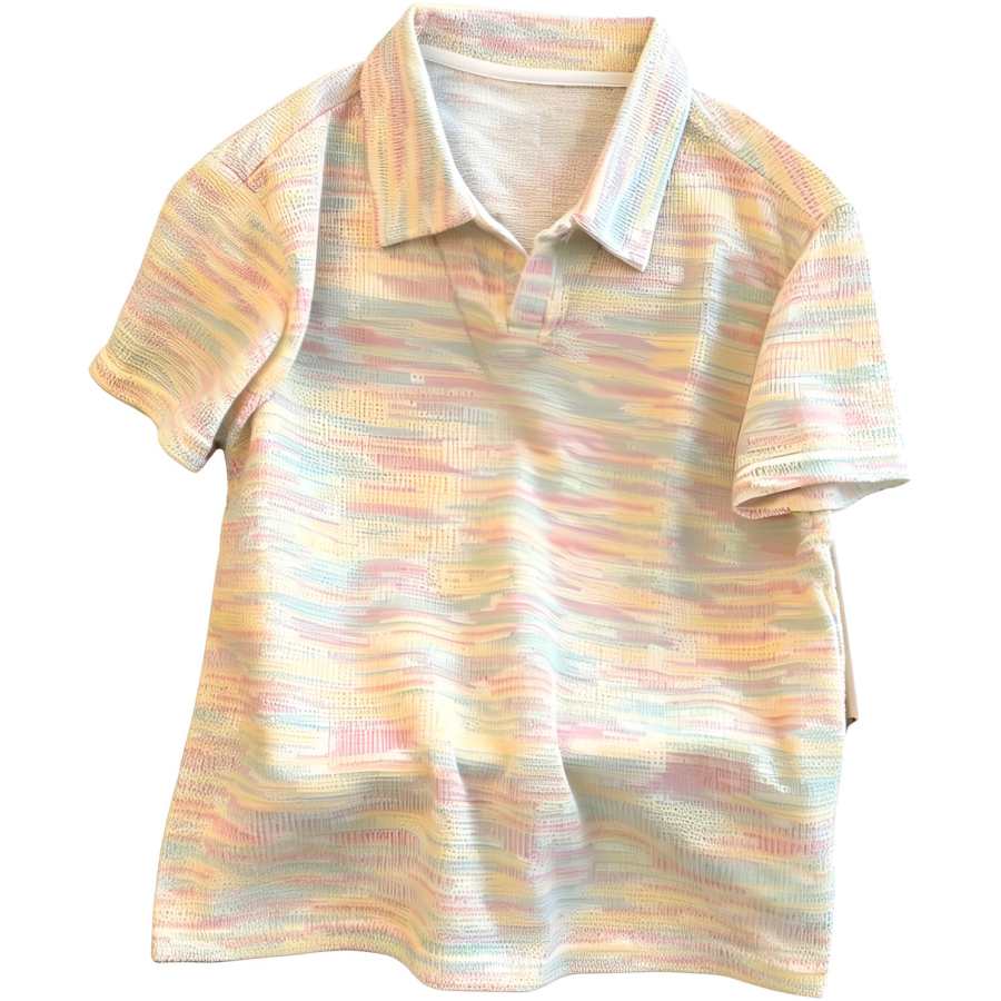 Lnga Landgre Polo Shirts Men's Polo Collar Moderate Straight Fit