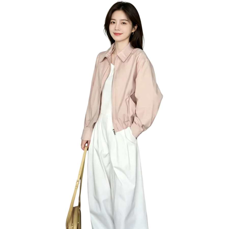 JBBCN Jackets Women's Pink Lapel Moderate Other