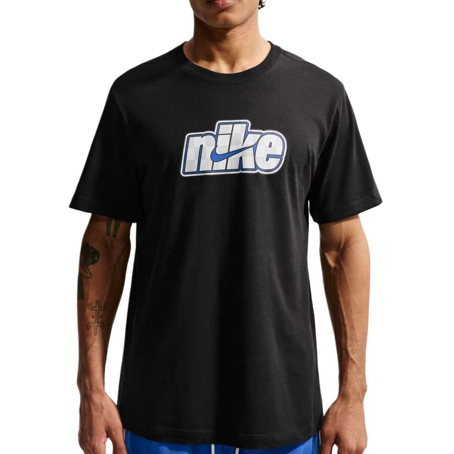 Nike Nike Sportswear T Shirts Men's Black Crew Neck Moderate