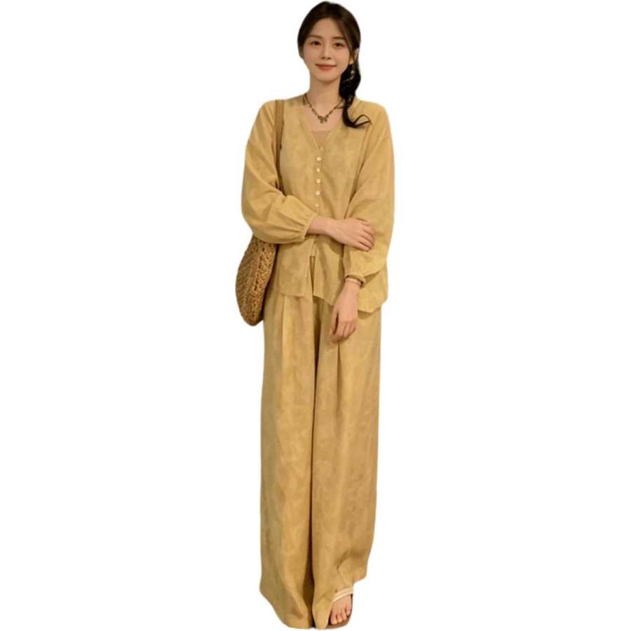 JBBCN JBBCN Casual Suits Women's V Neck Thin Other