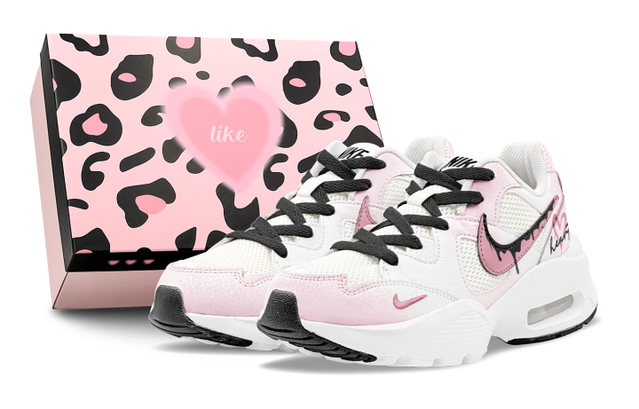 Nike Nike Air Max Fusion Low top Casual Running Shoes Women's Black Pink