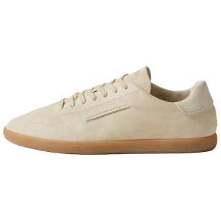 Ermenegildo Zegna 232 Suede Low top Skateboard Shoes Men's Beige
