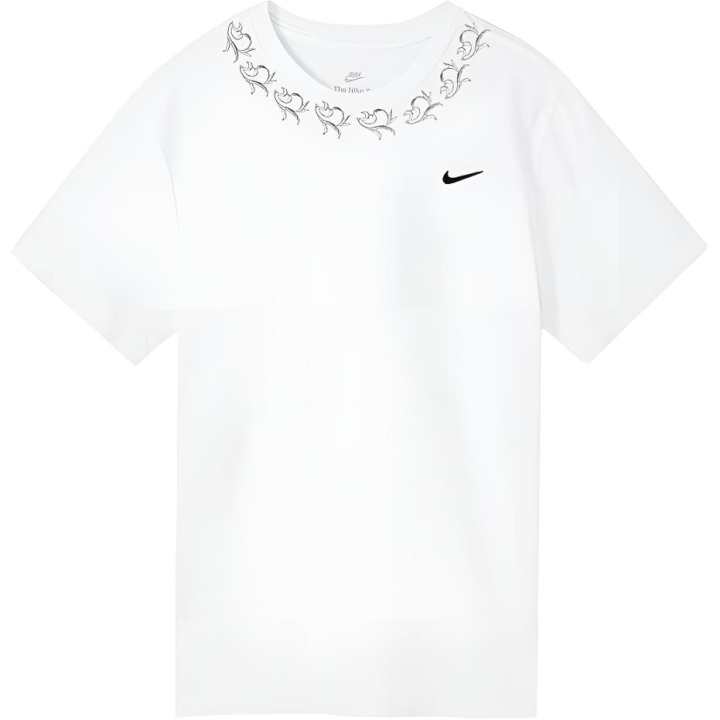 Nike Nike Sportswear T Shirts Men's White Crew Neck Moderate Straight Fit