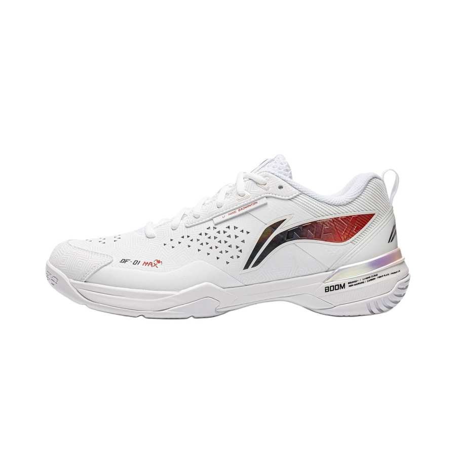 Li-Ning Li Ning Blade Max New Color Synthetic Leather Breathable Rebound Low top Badminton Shoes Unisex White