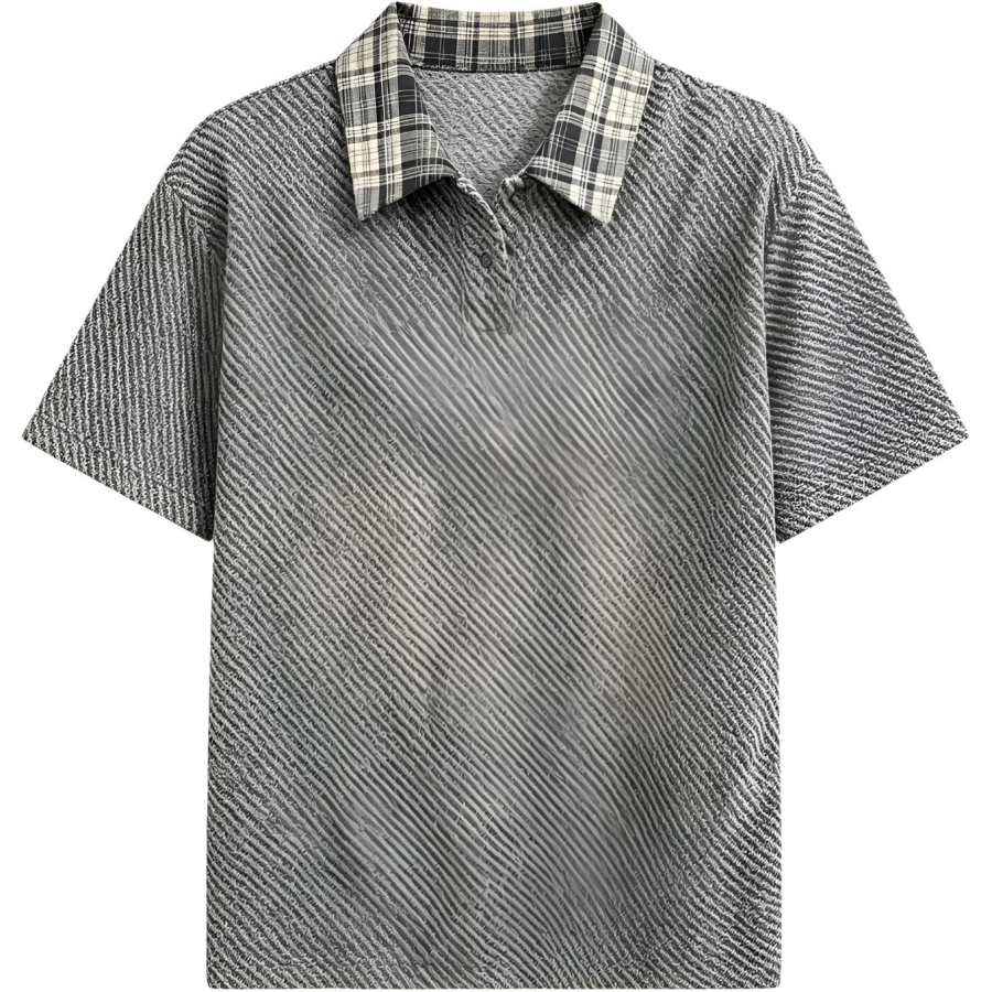 Lnga Landgre Polo Shirts Men's Polo Collar Moderate Straight Fit
