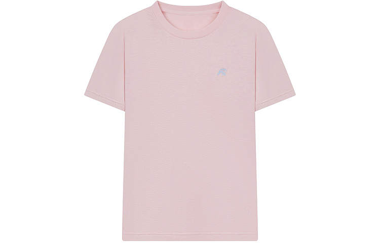 Teenie Weenie T Shirts Women's Pink Crew Neck Moderate Straight Fit