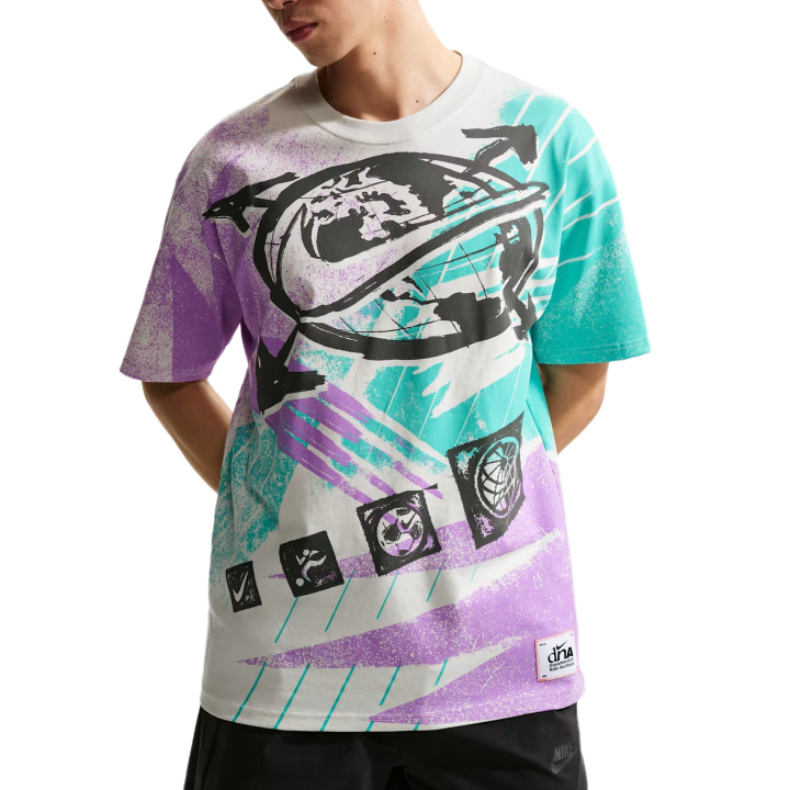Nike Nike T Shirts Men's Spruce Glow Crew Neck Moderate