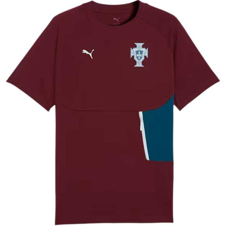 PUMA PUMA T Shirts Men's Ruby Red Crew Neck