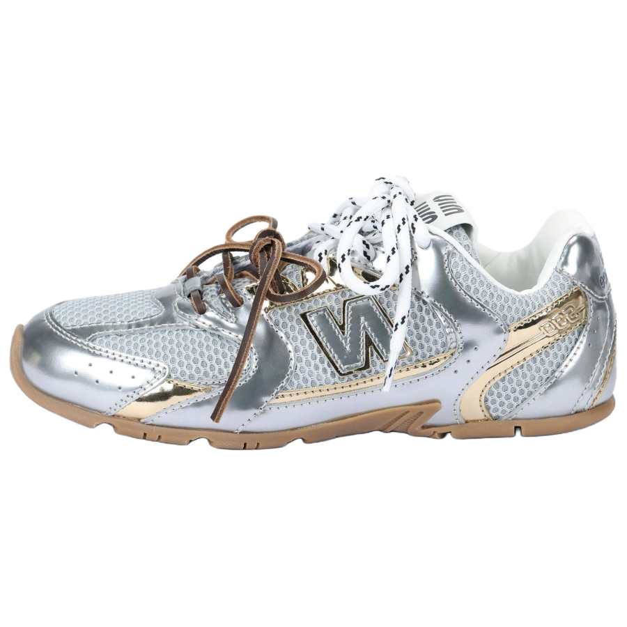 MIU MIU x New Balance Collaboration NB 530 SL Low top Casual Shoes Women's Silver & Platinum