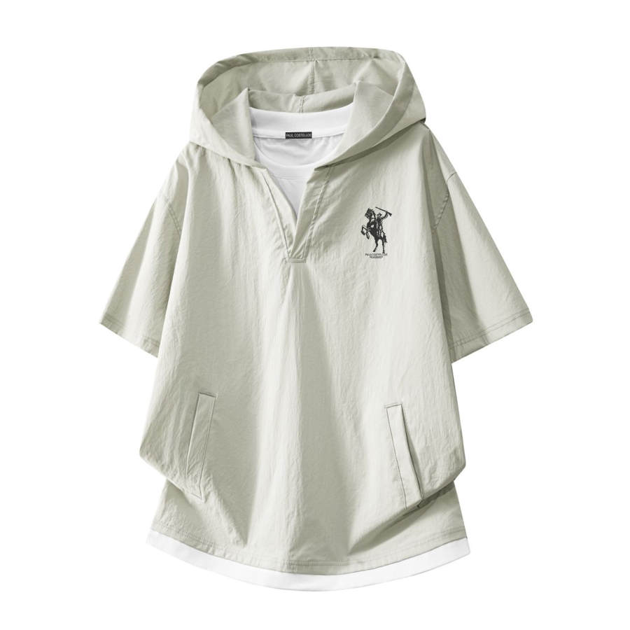 PAUL COSTELLOE T Shirts Unisex Hooded Moderate Straight Fit