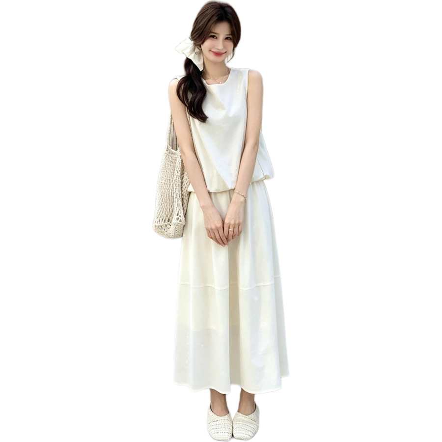 JBBCN Two Piece Skirt Sets Women's Crew Neck Moderate Long