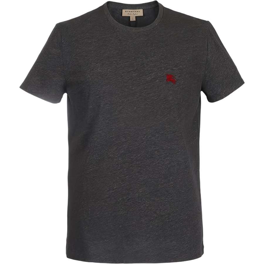 Burberry T Shirts Men's Gray Crew Neck Moderate Other