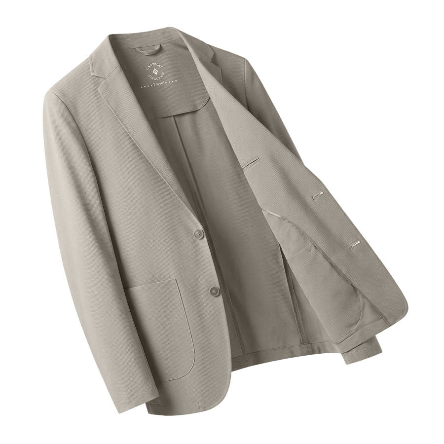 Hodo Business Suits Men's Notch Lapel Thin