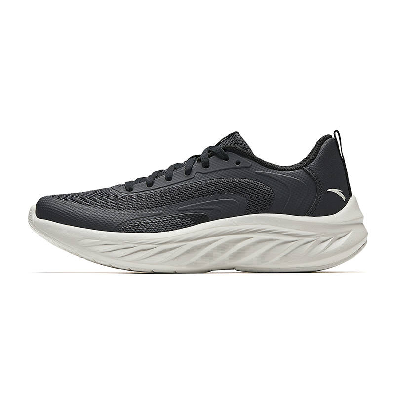 Anta Soaring Feather Sports Fabric Low top Running Shoes Women's Smoke Ink Gray/Basic Black