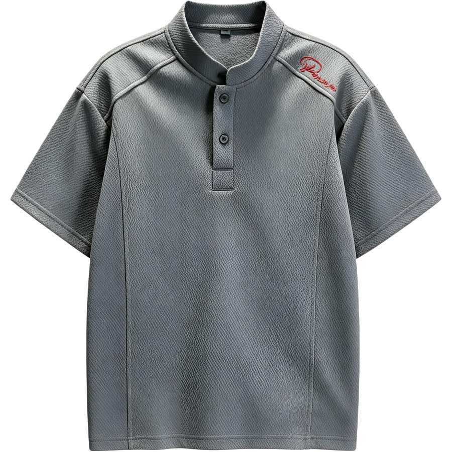 Lnga Landgre Polo Shirts Men's Stand Collar Moderate