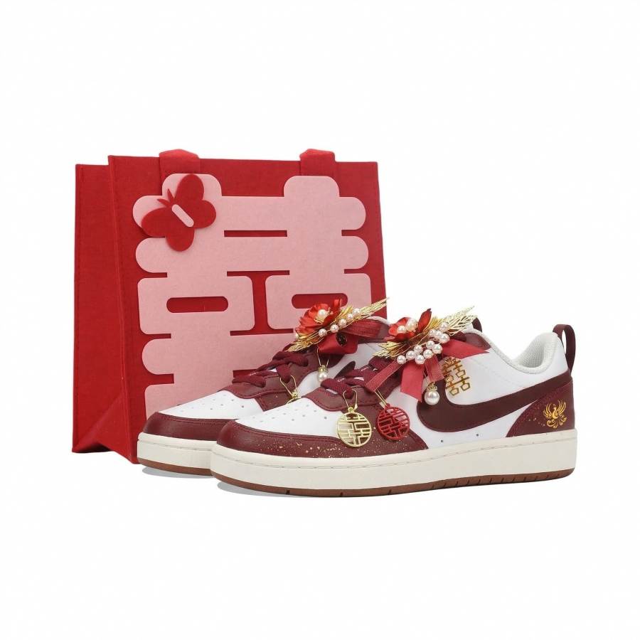 Nike Nike Court Borough Jiang Jin Yue, You Feng Lai Yi Slip Resistant Cushioning Abrasion Resistant Low top Skateboard Shoes