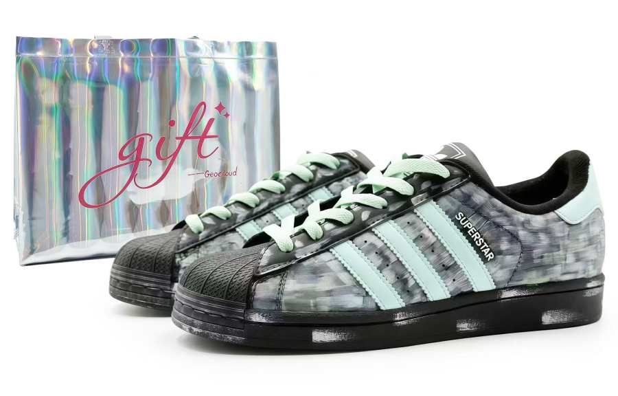 Adidas Originals Superstar 2 Low top Skateboard Shoes Unisex Mint Green