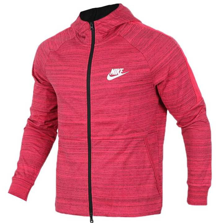 Nike Nike Sweatshirts Men's Red Hooded Non Detachable Moderate