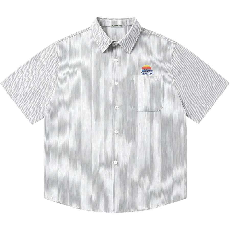 MostwantedLab Shirts Unisex Lapel Moderate Shirt