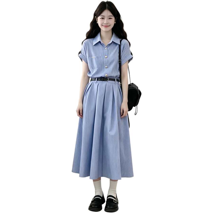 VENICEW Short Sleeved Dress Women's