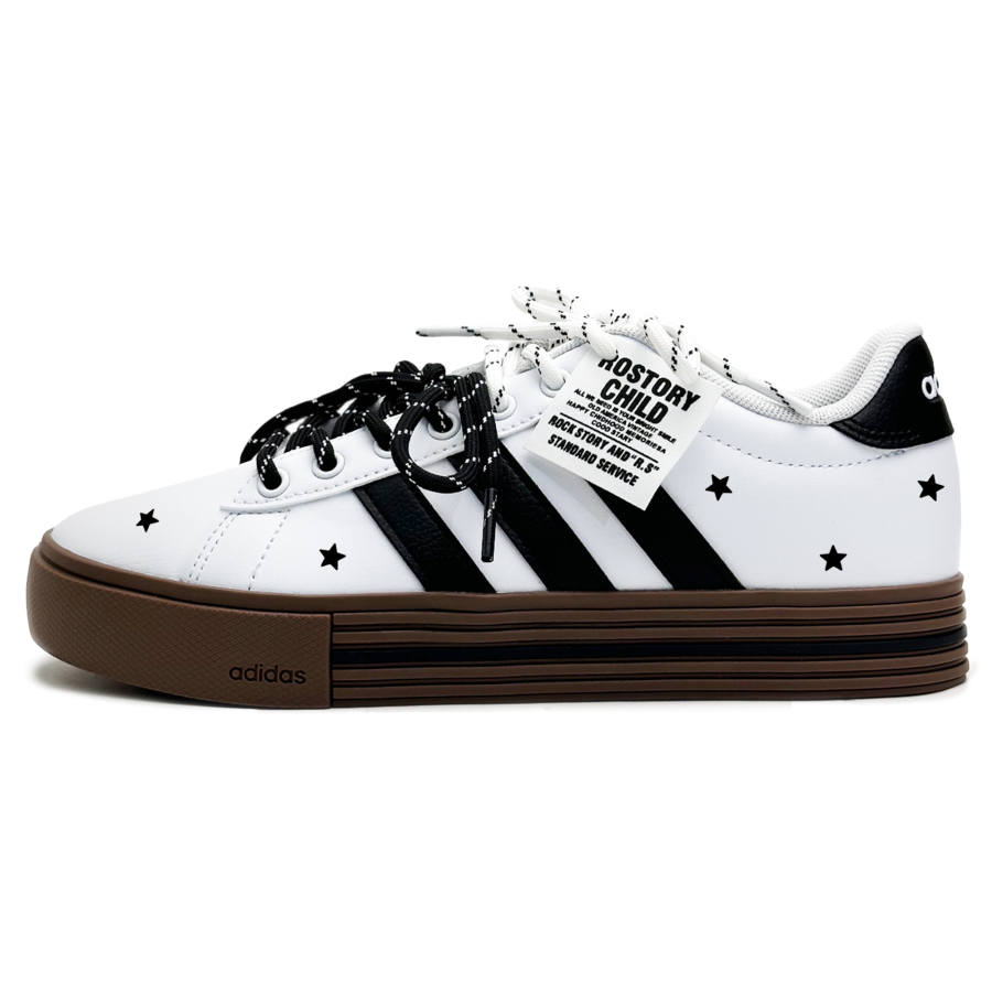 Adidas Adidas Daily 4.0 Asteroid Synthetic Leather Slip Resistant Abrasion Resistant Low top Skateboard Shoes Unisex