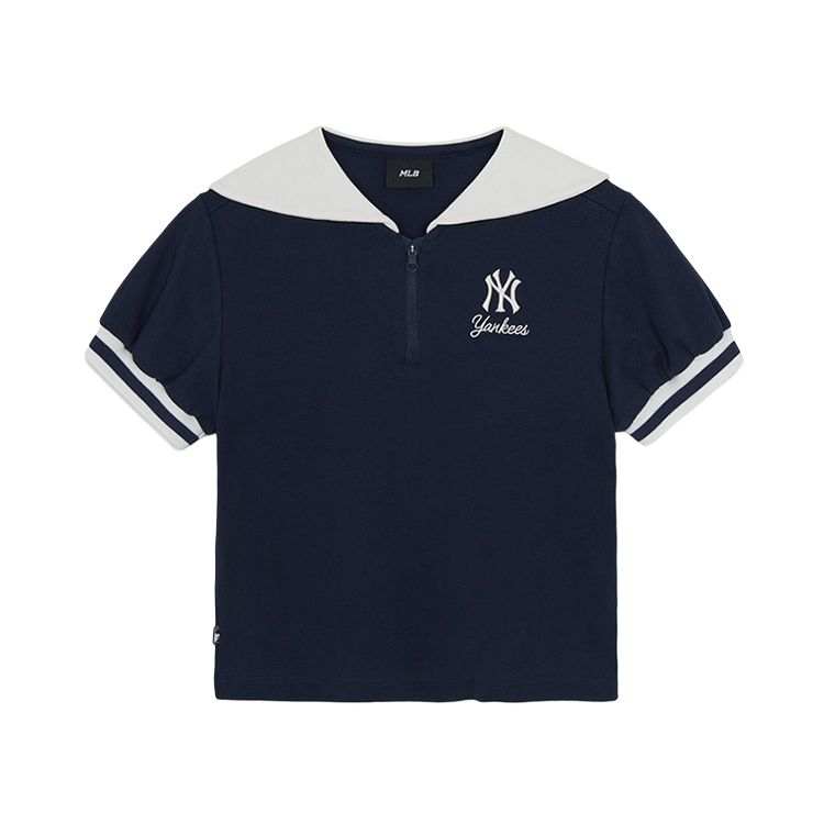 MLB KIDS Polo Shirts Navy Collar Moderate