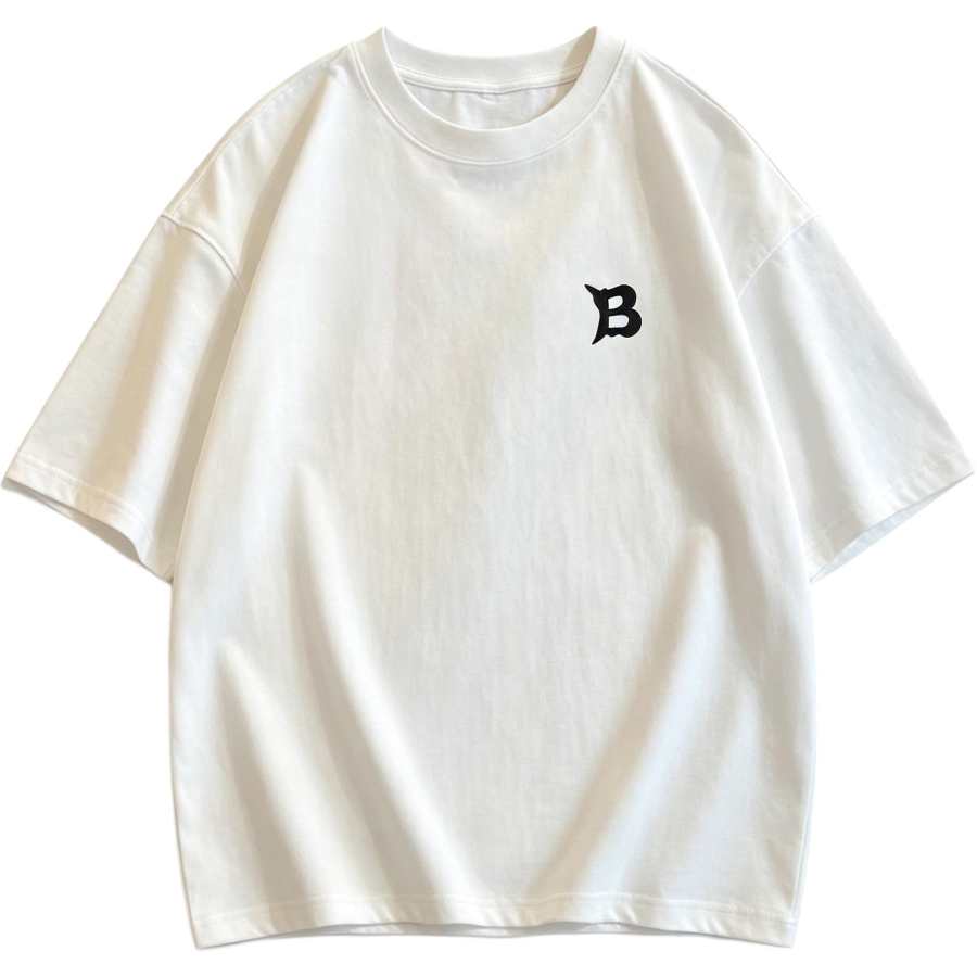 Lnga Landgre T Shirts Men's Crew Neck Moderate Heavyweight