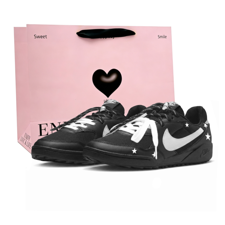 Nike Nike Terra Manta Starlight Slip Resistant Abrasion Resistant Low top Casual Shoes Women's Black White