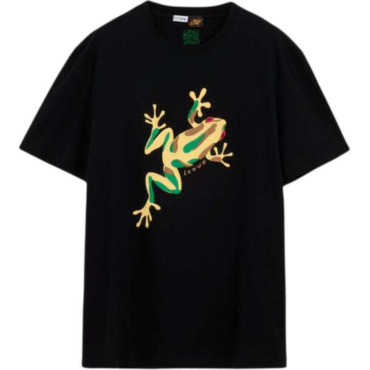 LOEWE T Shirts Men's Black Crew Neck Moderate