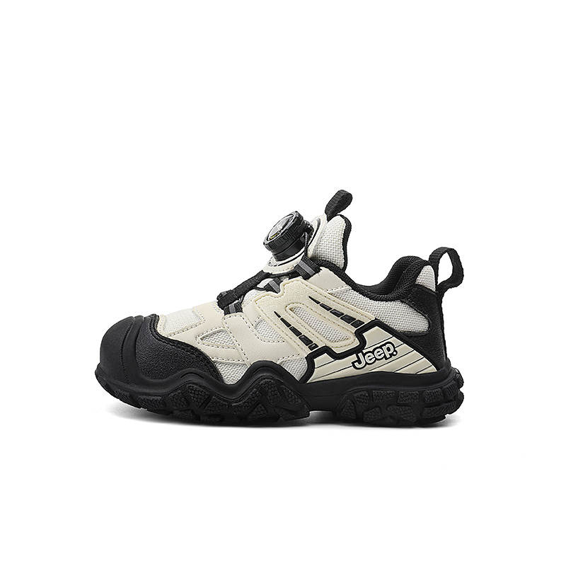 Jeep Low top Running Shoes Black Beige Kids'