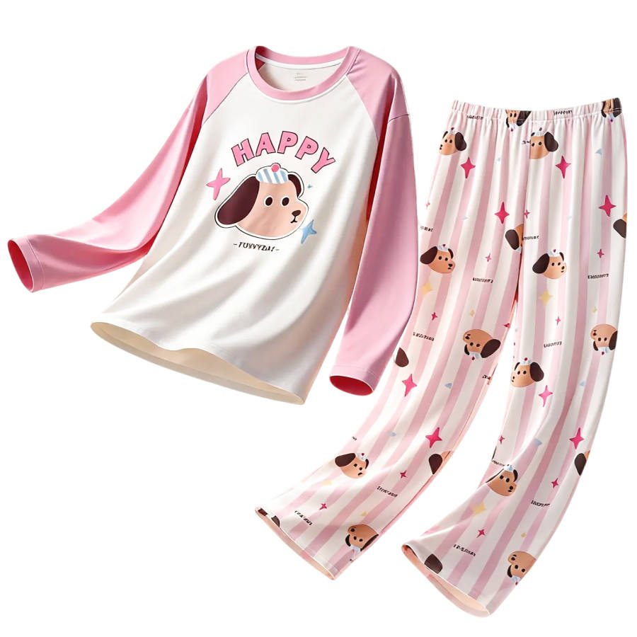 Hodo Kids Loungewear Sets Crew Neck Moderate