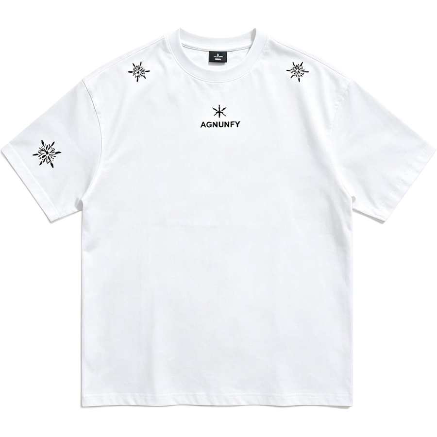 Lnga Landgre T Shirts Unisex Crew Neck Thin Straight Fit