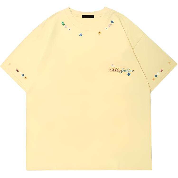 Lnga Landgre T Shirts Men's Crew Neck Thin Straight Fit