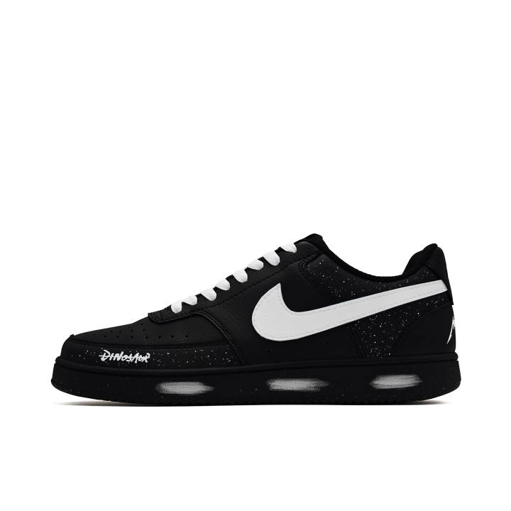 Nike Nike Court Vision Low Ink Meteor Starlight PU Synthetic Leather Abrasion Resistant Slip Resistant