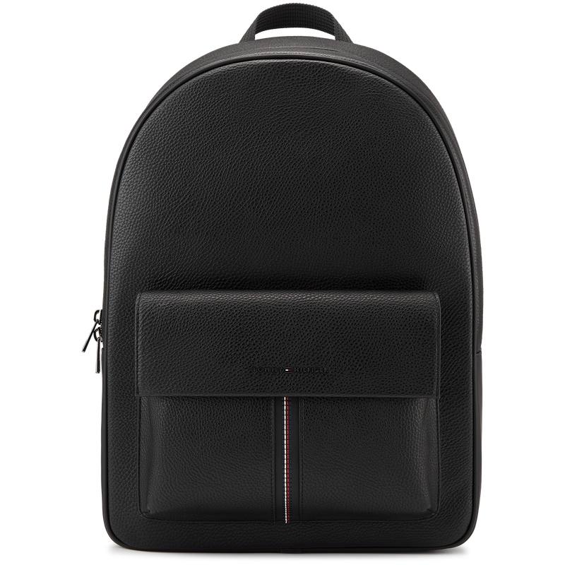 Tommy Hilfiger Tommy Hilfiger Artificial Leather Backpack Men's Black