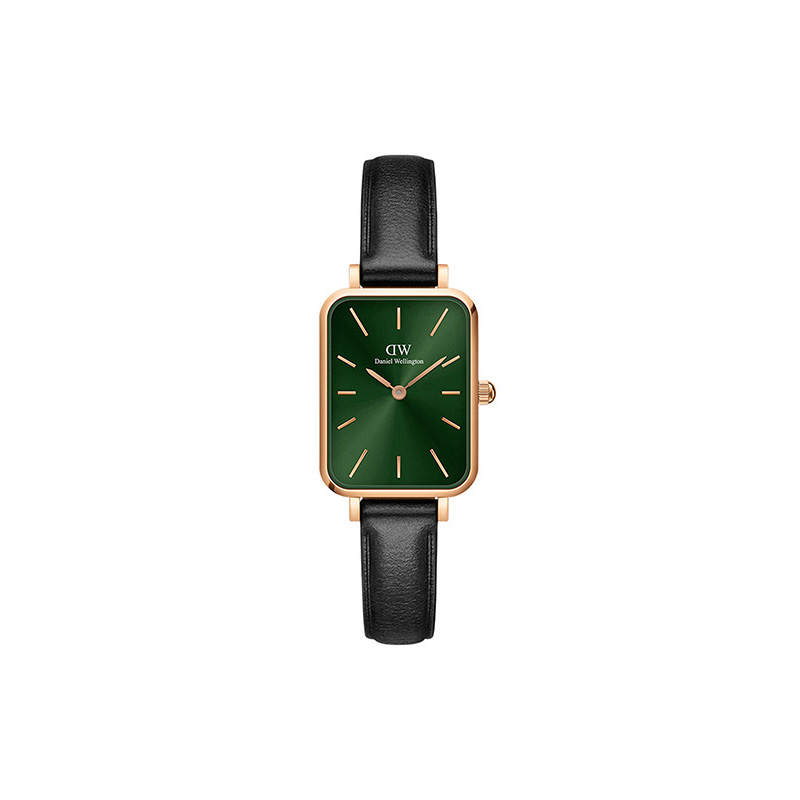 DW/DanielWellington Daniel Wellington QUADRO Collection Wrist Watches Quartz Movement Green Dial Women's Watch
