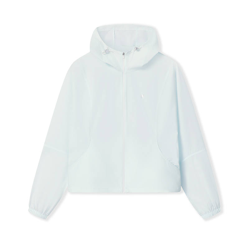 FILA WHITE Jackets Women's Mint Ice Green TQ Hooded Non Detachable Moderate