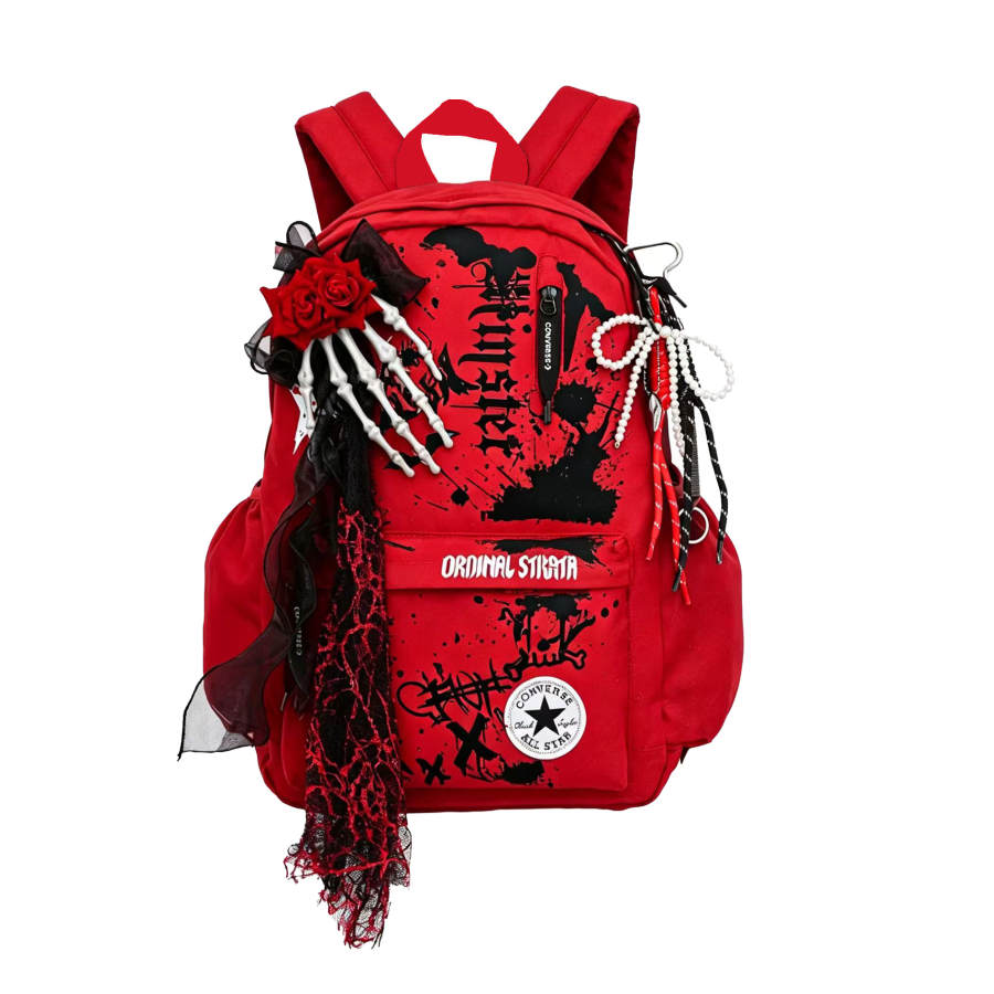 Converse Converse Polyester Backpack Medium Unisex Red
