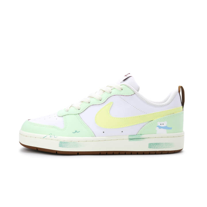 Nike Nike Court Borough 2 Leather Slip Resistant Cushioning Height Increasing Low top Skateboard Shoes Unisex
