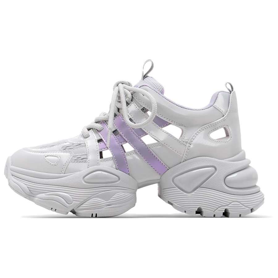ST&SAT ST&SAT Textile, Synthetic Leather Low top Chunky Sneakers Women's